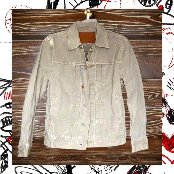 Jack Spade Stenson Khaki Demin‎ Jacket men size XS - Picture 1 of 7